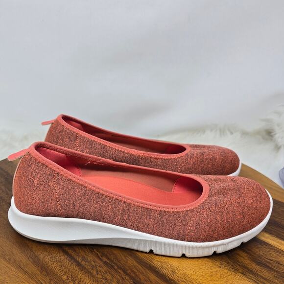 Spenco Heathered Orange Daily Stretch Jersey Women's Slip On Shoes 9.5 - Picture 4 of 8